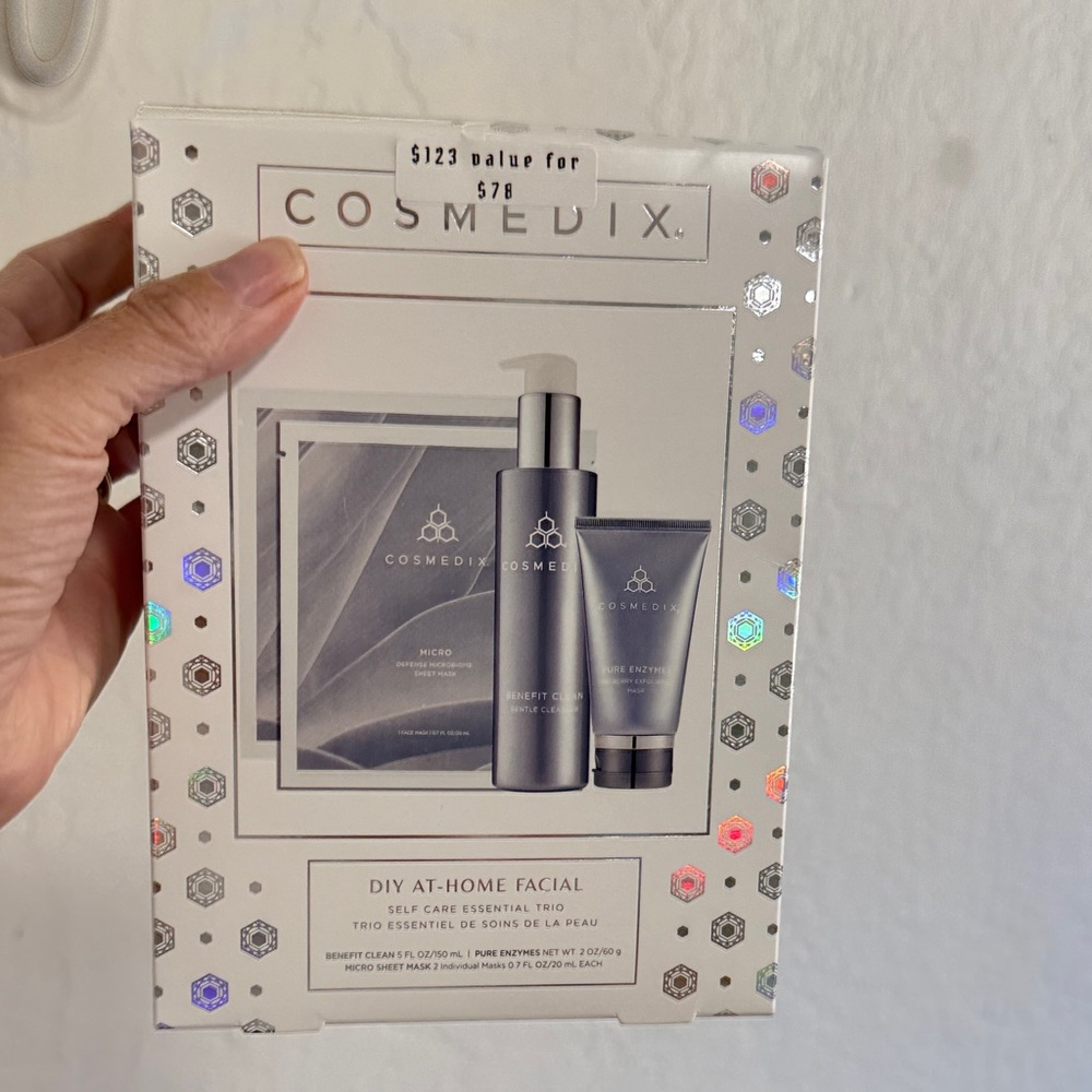 COSMEDIX Skincare Duo Set in Silver Packaging